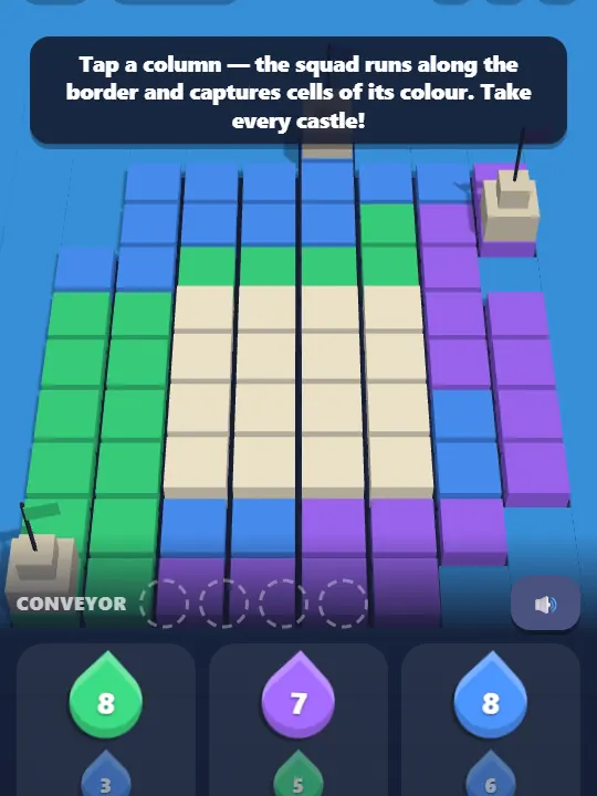 Border Flow — game screen