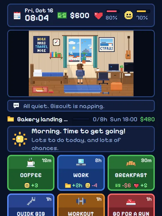 Remote Life — game screen